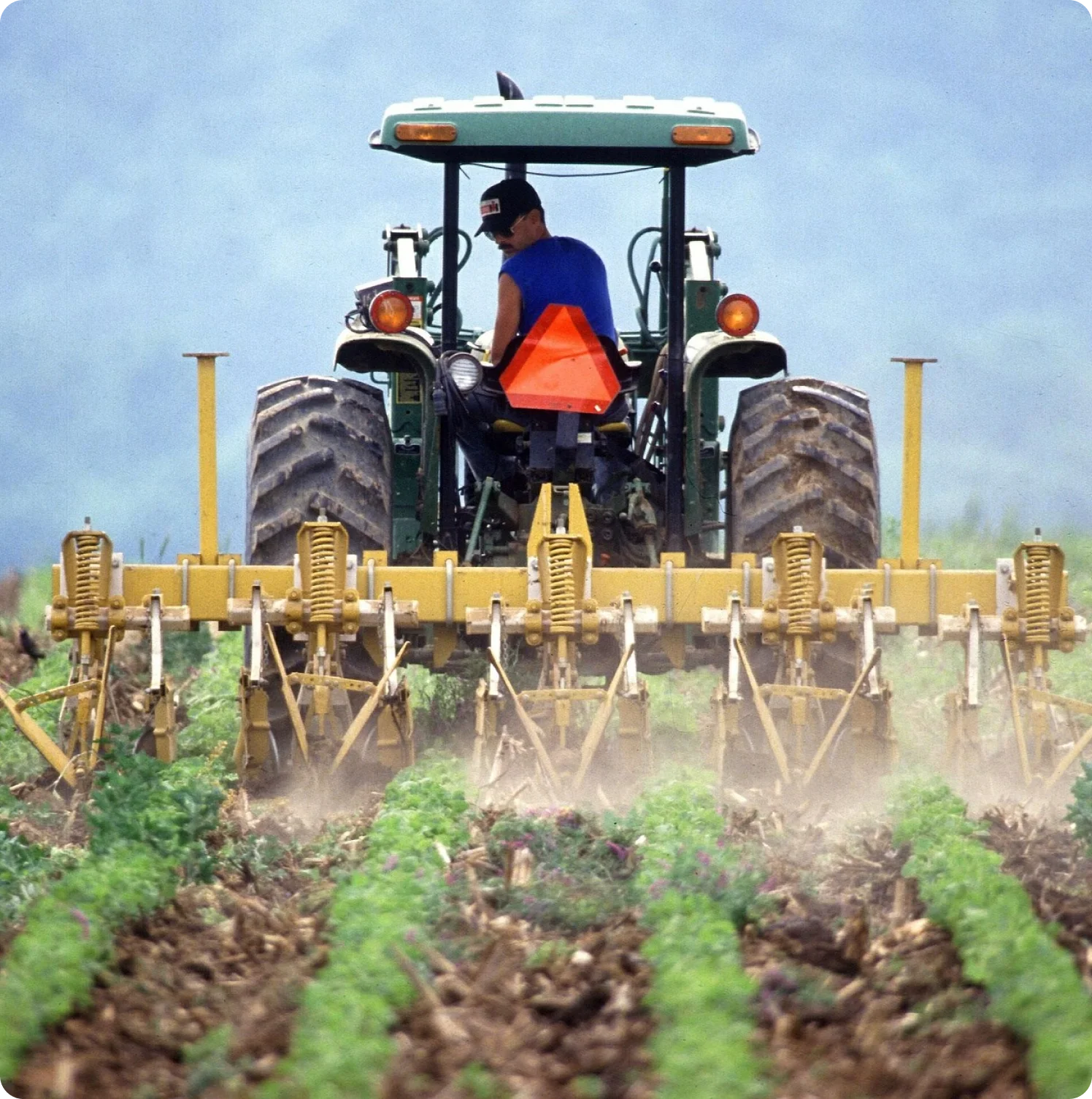 Tractor en el campo